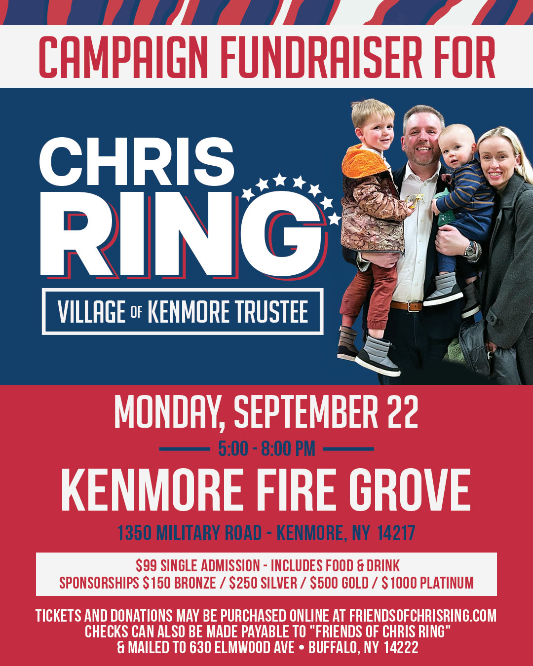 Campaign Fundraiser For Chris Ring